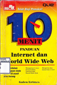 Image of 10 Menit Panduan internet dan World Wide Web