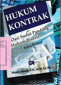 Image of Hukum Kontrak : Dari Sudut Pandang Hukum Bisnis
