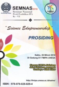 Image of Prosiding Semnas 2016 Prodi Pendidikan IPA Ke - VII : Science Edupreneurship