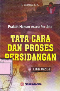 Image of Praktik Hukum Acara Perdata : Tata Cara dan Proses Persidangan