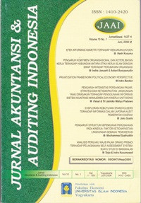 Image of Jurnal Akuntansi dan Auditing Indonesia