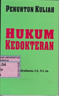 Image of Penuntun Kuliah Hukum Kedokteran