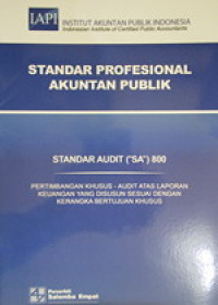 Image of SPAP : Standar Audit (