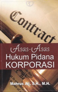 Asas-Asas Hukum Pidana Korporasi