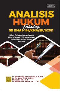 Analisis Hukum Terhadap SK KMA 1-144/KMA/SK/1/2011