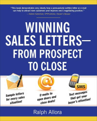 Image of Winning sales letters--from prospect to close