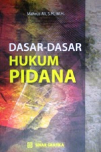 Dasar-Dasar Hukum Pidana