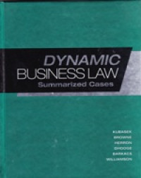 Image of Dynamic Business Law: Summarized Cases