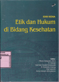 Image of Etik dan Hukum di Bidang Kesehatan