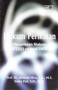 Image of Hukum Perikatan Penjelasan Makna Pasal 1233 sampai 1456 BW