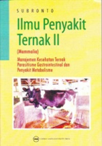 Ilmu Penyakit Ternak II (Mamalia)