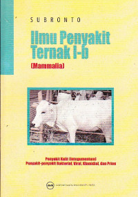 Ilmu Penyakit Ternak I-b (Mammalia)