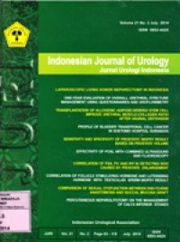 Image of Indonesian Journal of Urology