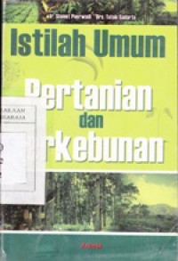 Image of Istilah Umum Pertanian dan Perkebunan