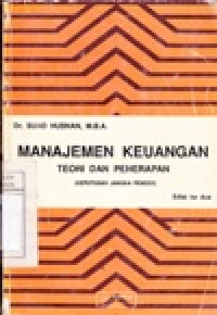 Image of Manajemen Keuangan : Teori dan Penerapan: Jil. 2