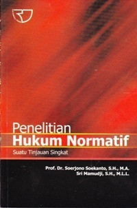 Image of Penelitian Hukum Normatif : Suatu Tinjauan Singkat