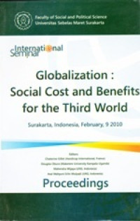 Image of Globalization : Social Cost and Benefits for the Third World