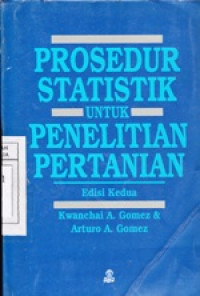 Image of Prosedur Statistik Untuk Penelitian Pertanian