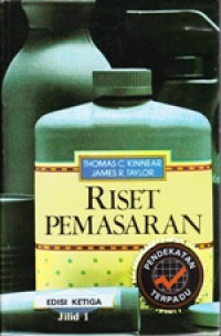 Riset Pemasaran. Jilid 1