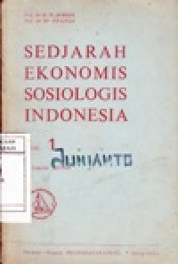Image of Sedjarah Ekonomis Sosiologis Indonesia