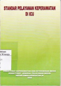 Image of Standar Pelayanan Keperawatan di ICU
