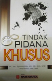Tindak Pidana Khusus